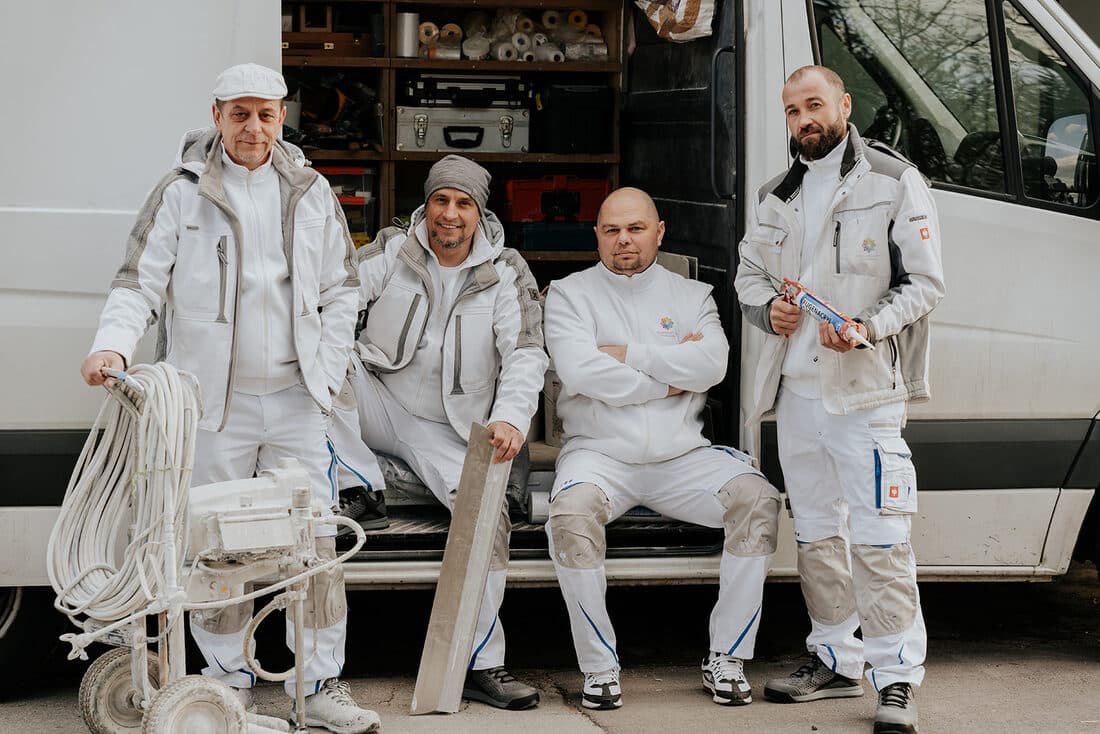 Eingespieltes Maler-Team von Raumgestaltung Fuhrmann
