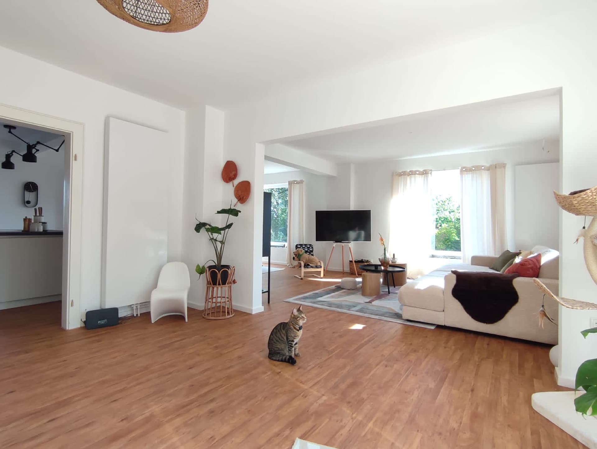 Heller, fertig renovierter Wohnbereich von Raumgestaltung Fuhrmann