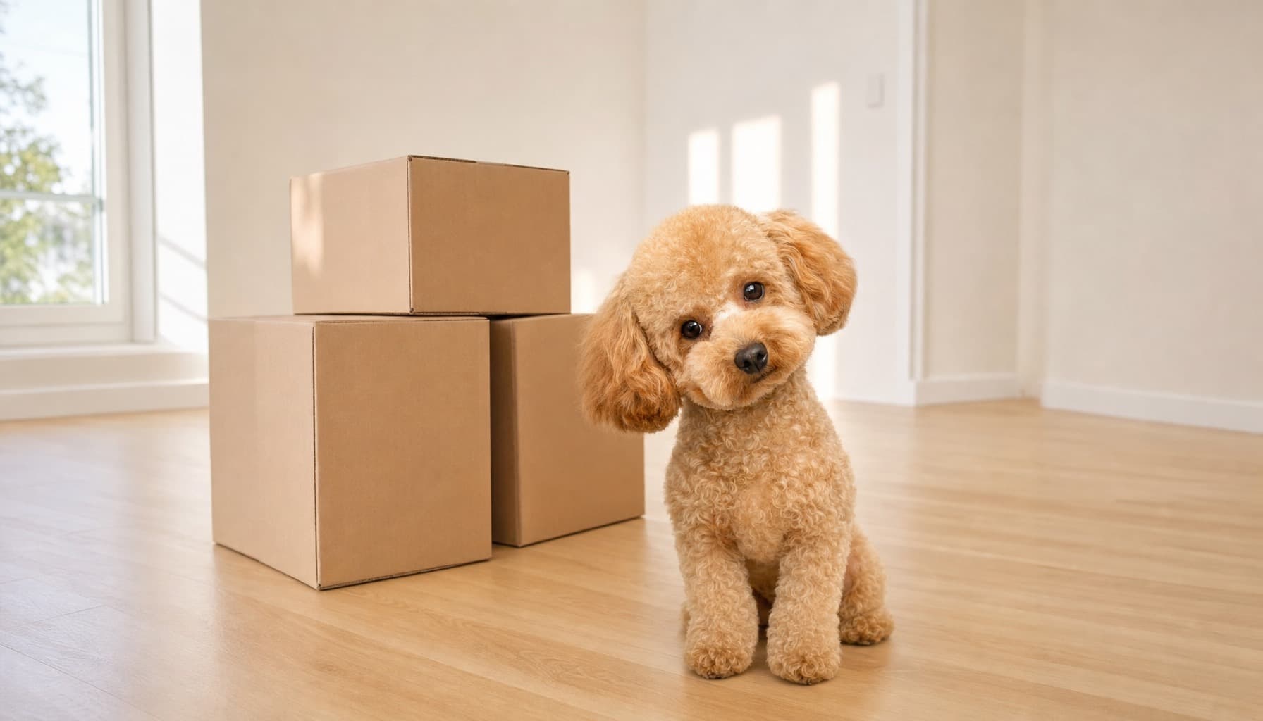Unser Maskottchen zieht ins frisch renovierte Zuhause ein